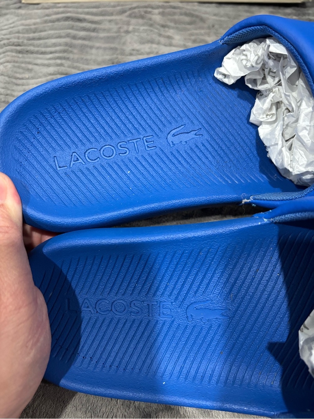 BNIB Lacoste slides - Picture 3 of 6